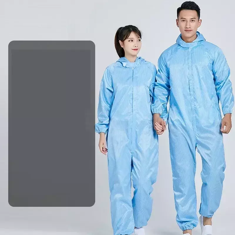 Work Protective One-piece Unisex Dust-proof Garments Coveralls Hooded Clothing Overalls Clothes Paint Food Cleanroom
