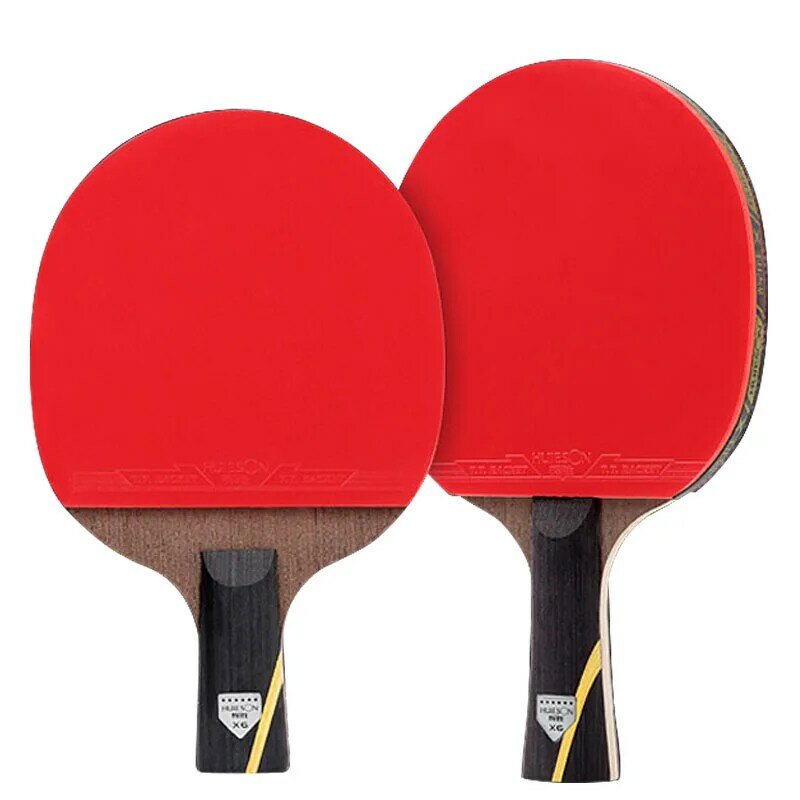 Huieson-Raquete De Ping Pong De Tênis De Mesa, 5/6 Estrela, Pá Ofensiva De Carbono Com Saco De Tampa