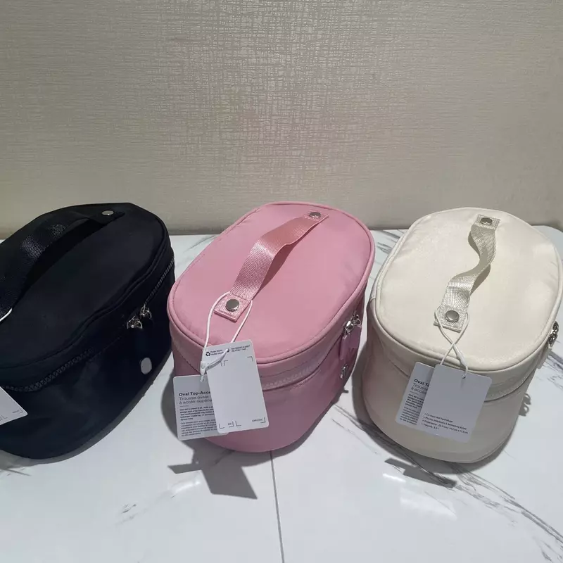 Kit akses atas Oval mode tas kosmetik wanita kualitas tinggi tas Makeup tahan air tas Gym portabel perjalanan