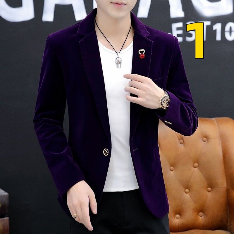 M6283 men's spring and summer casual suits