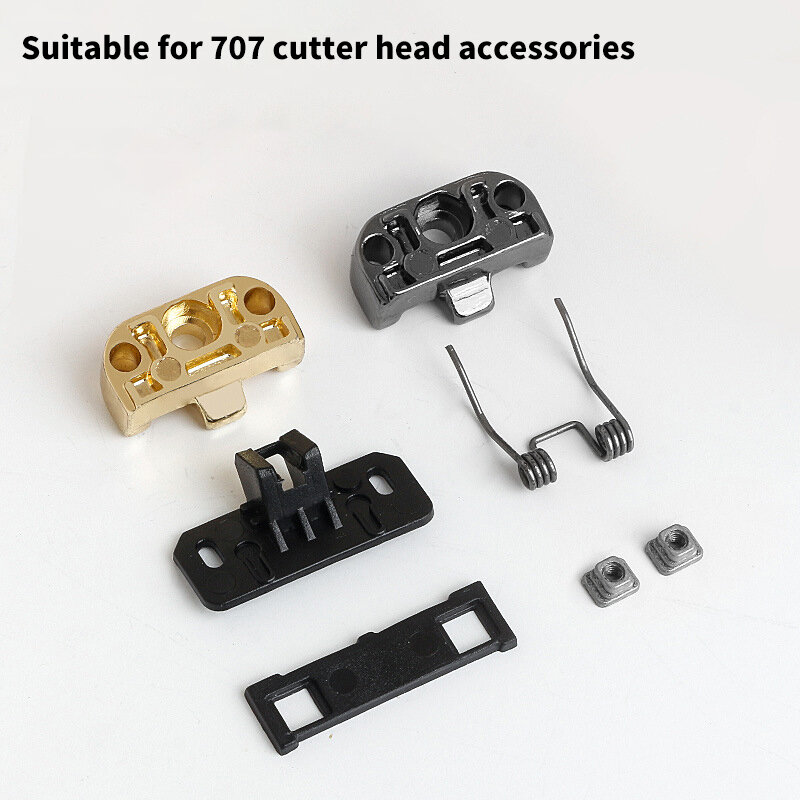 1Set Hair Clipper Swing Head Cover Switch Adjusting Rod Spare Parts For 707 Electric Clippers Replacement Part