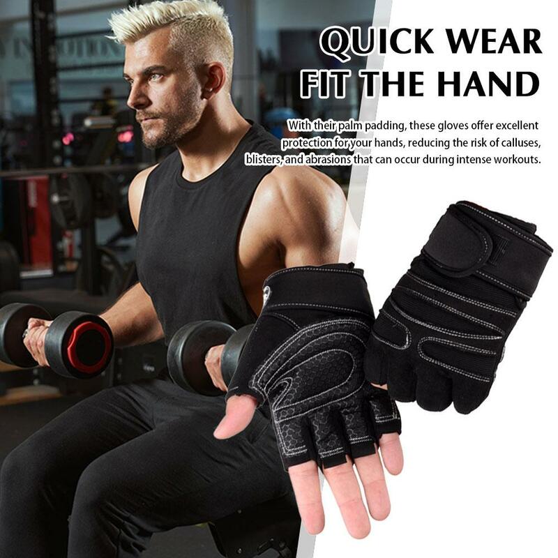 Protector de muñeca para ejercicio físico, guantes protectores para dedos, antideslizantes, a prueba de golpes, K3S7
