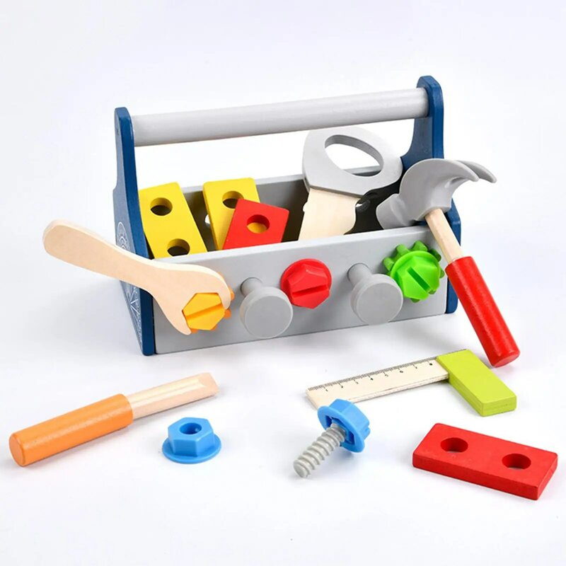Jouets de construction Montessori pour enfants d'âge alth, développement de la motricité fine, ensemble d'outils pour enfants, cadeaux pour enfants