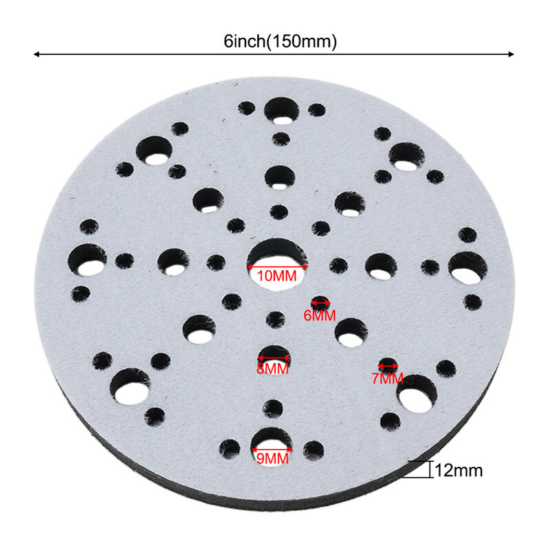 Busa bantalan antarmuka spons lembut: spons 10mm untuk bantalan penopang Sander kualitas Buffer dijamin baru