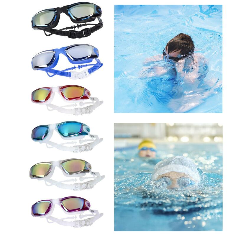 Swim Goggles Women Water Resistant Swim Glasses for Diving Snorkeling Indoor