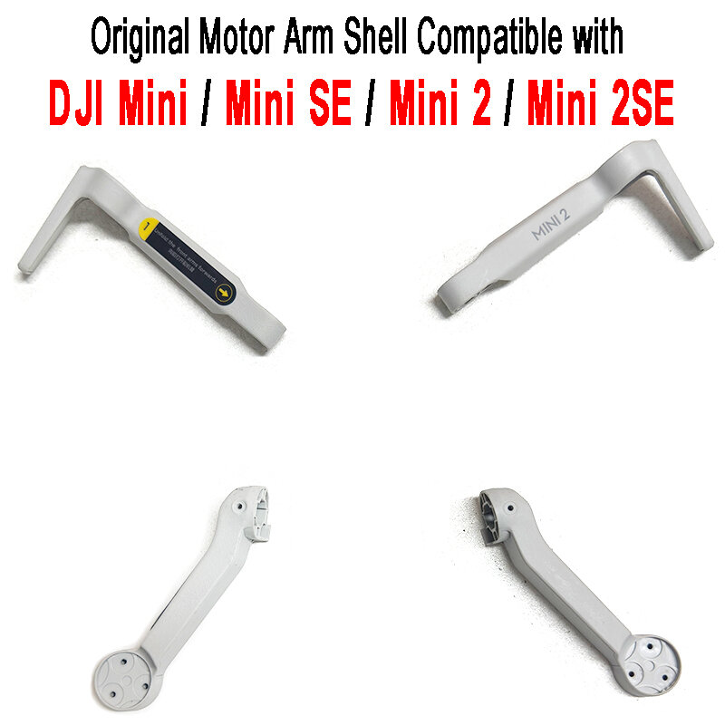 DJI asli Mavic Mini 2 SE Motor lengan kerang Motor lengan Motor lengan penutup lengan suku cadang perbaikan untuk DJI Mavic Mini 2 Mini 2SE