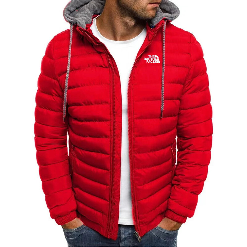 Новинка 2024, высококачественное осенне-зимнее Мужское пальто, плотное пальто для улицы, рыбалки, зимнее мужское теплое пальто на молнии в уличном стиле