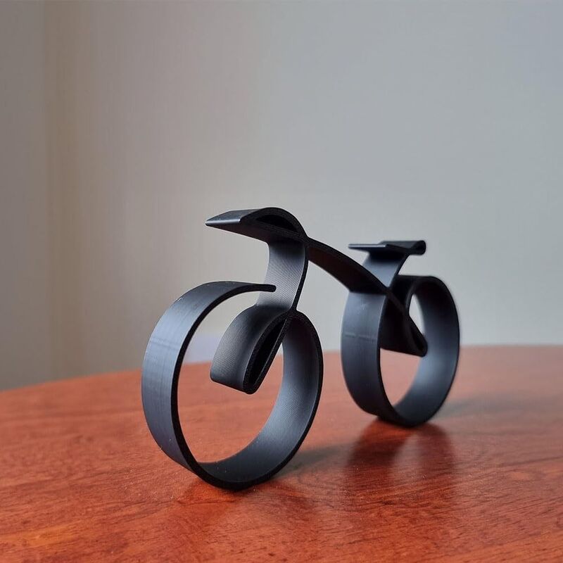 دراجة سلك الإطار نمط خيال النحت ، بسيط الدراجة الفن ، ديكور سطح المكتب ، هدية لعشاق الدراجات