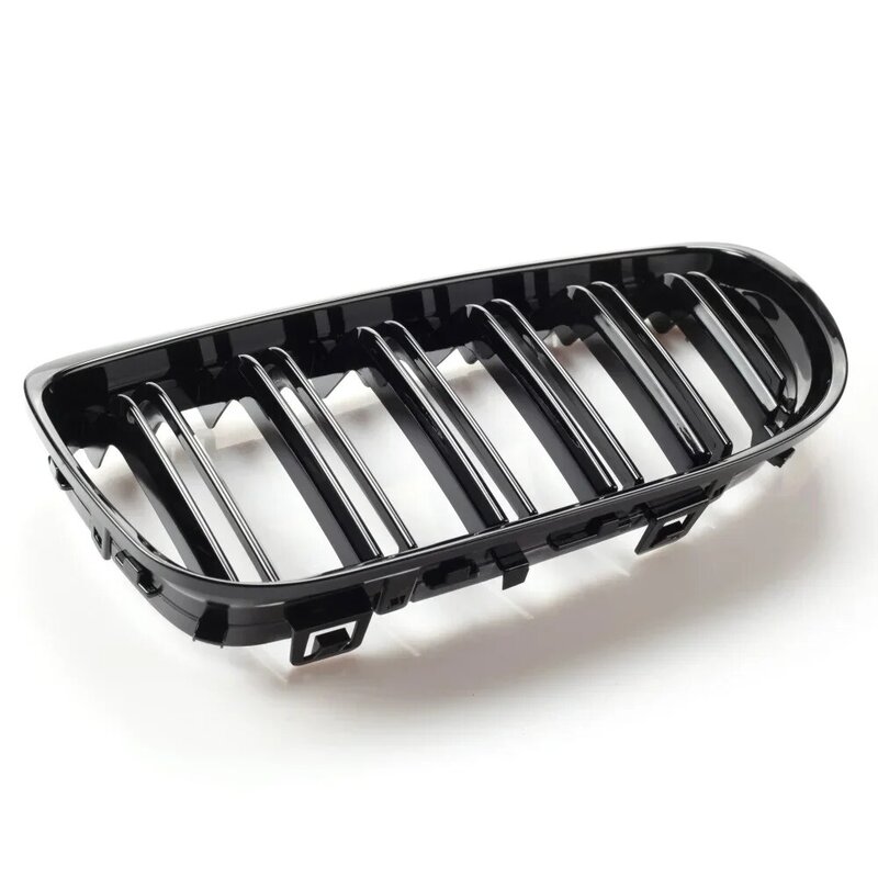 Nieuwe Look Auto Grille Grill Front Nier Glossy 2 Line Dubbele Slat Voor Bmw 3 Serie E90 E91 2009 2010 2011 2012 Auto Styling