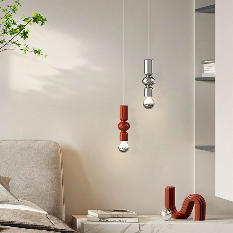 Nordische LED Kronleuchter einfache Glas Eisen Hängelampe Schlafzimmer Wohnzimmer Studie Esszimmer Home Dekoration Beleuchtung Lampen