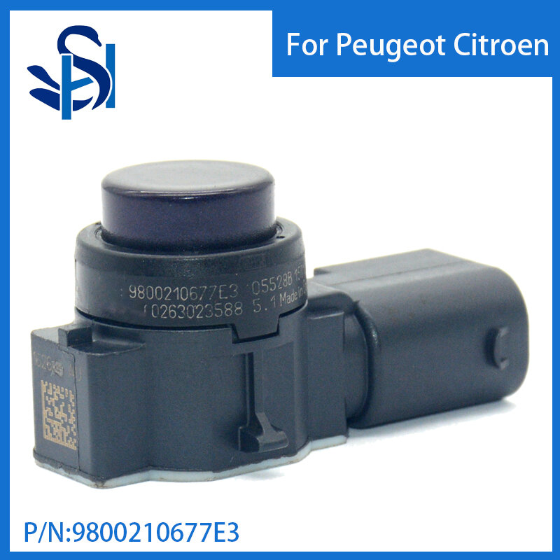 PDC Estacionamento Sensor para Citroen e Peugeot, Radar Cor Roxo, 9800210677E3