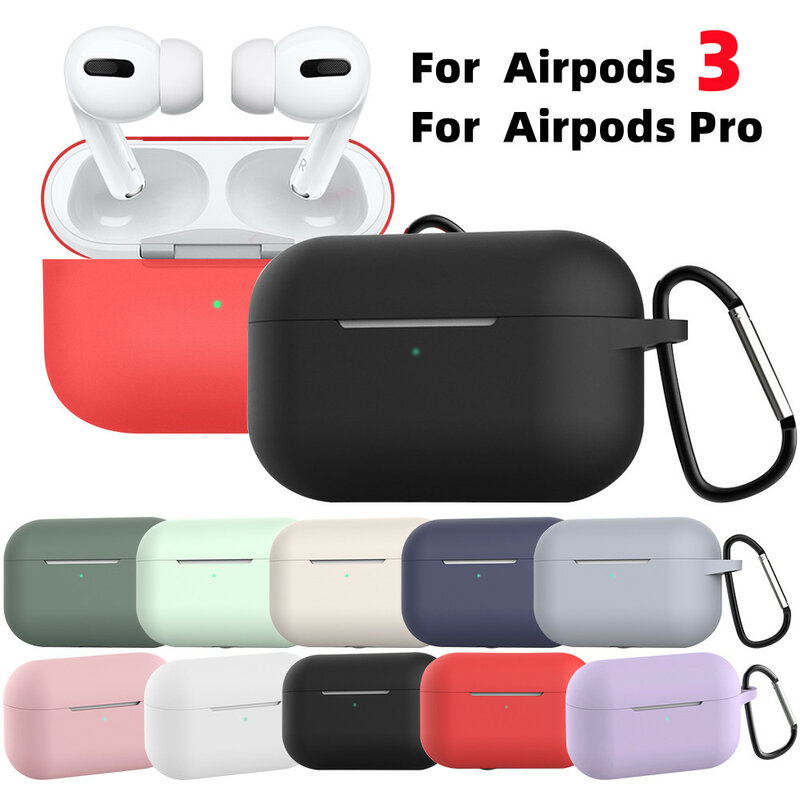 Силиконовый чехол для apple Airpods Pro, Чехол Air Pods 3, Bluetooth чехол, защитный чехол для Air Pod Pro 3, аксессуары для наушников