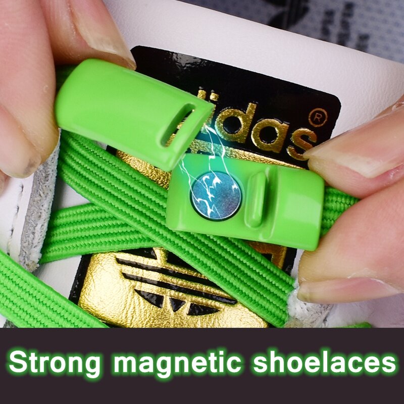 1Pair Shoelace Buckle Metal Shoelaces Magnetic buckle Accessories Metal Lace Lock DIY Sneaker Kits Metal Lace Buckle 24colors