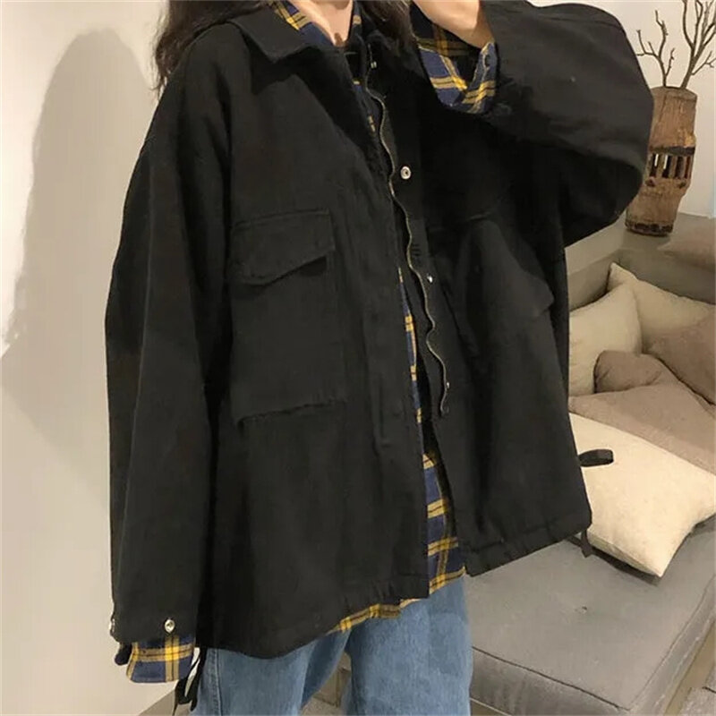 Abbigliamento da lavoro Versatile da donna coreana capispalla primavera donna giacca moda a maniche lunghe 2024 donna vestibilità ampia per il tempo libero top cappotto