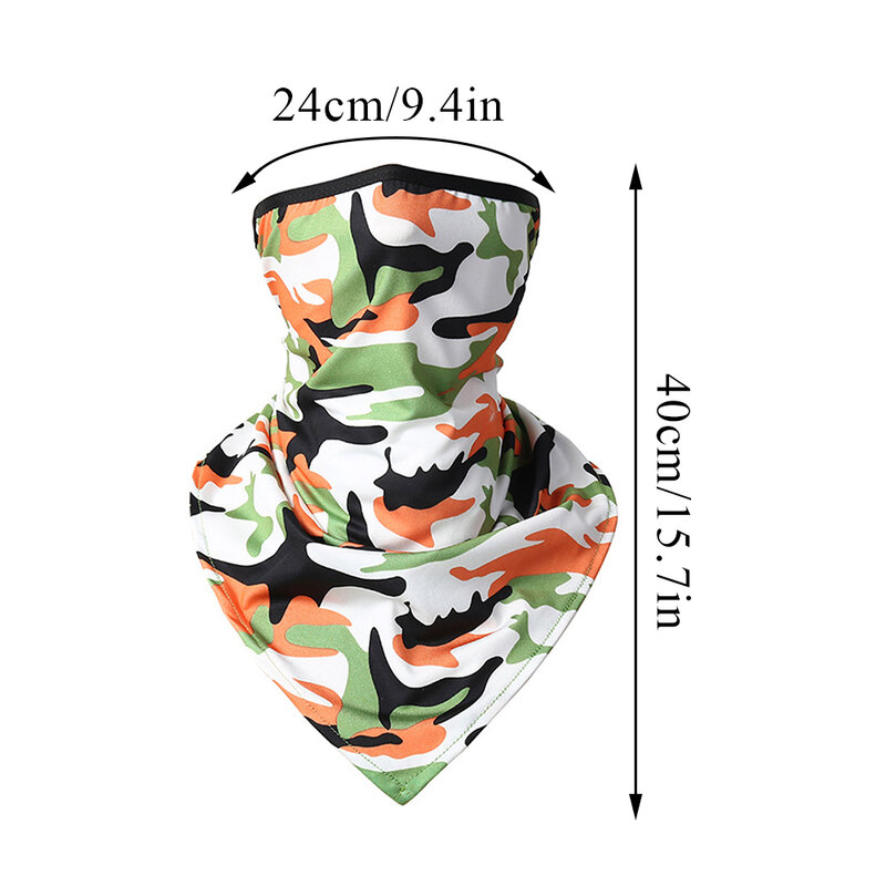 Летняя шелковая маска для лица, маска для велоспорта, бандана, головной платок, шарф-труба для шеи, дышащая Спортивная маска для рыбалки и активного отдыха с защитой от ультрафиолета