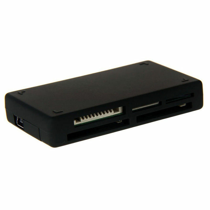 USB 2.0 Card Adapter Memory Card Reader, Suporta Casement, SD, TF, CF, XD, MS, MMC, 98, 98SE, ME