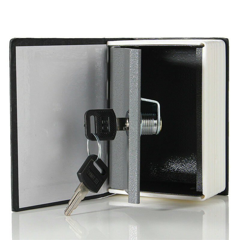Coffre-fort de stockage à domicile en forme de dictionnaire, caisse de sécurité discrète avec 2 serrures prédire, livraison directe