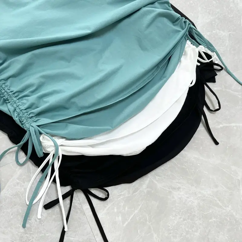 Frauen neue Mode Rundhals ausschnitt Kordel zug Blusen Vintage Langarm Button-up weibliche Hemden Blusas Chic Tops