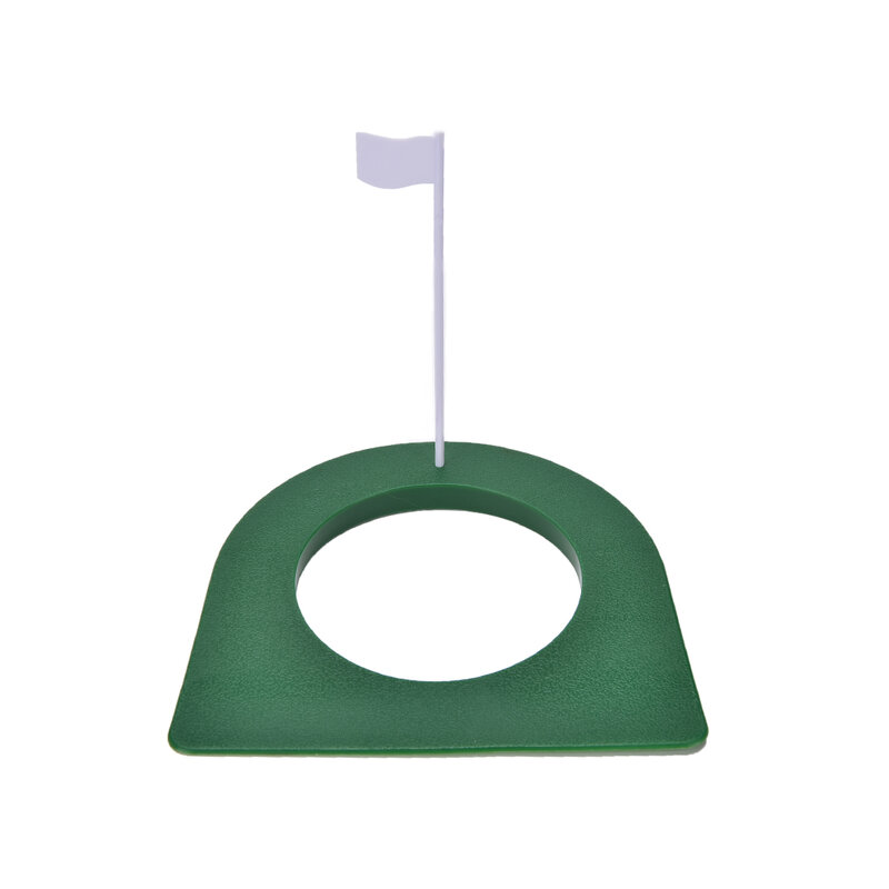 1 Juego de bandera de ayuda para entrenamiento de Golf, regulación en/al aire libre, copa de Putting, agujero, Putter de práctica