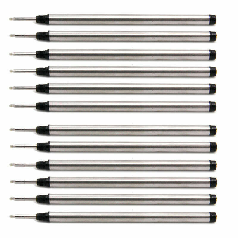 113mm x 6mm 0.5 Tip Rollerball Pen ricariche ricariche per penna a sfera adatto per Mont Blanc German Ink M401 107878 P163 H-12 M506 M710 105159