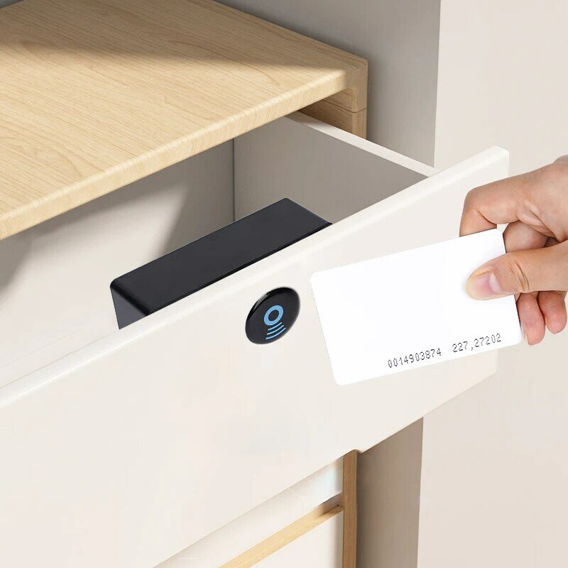 Inteligentne zamki elektroniczne niewidoczny czujnik zamek meblowy do szafki cyfrowy inteligentny zamek do drzwi EMID karta elektroniczna do szuflada szafa na ubrania sprzęt