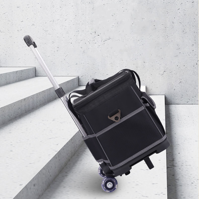Wielofunkcyjny składany pokrowiec na wózek zestaw naprawczy elektryczna torba do pracy sprzątanie torba na narzędzia o dużej pojemności