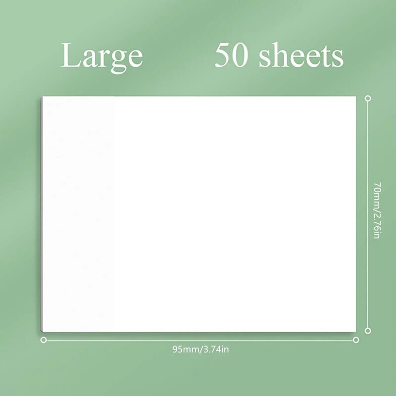 50 Sheets Sticky Notes Writing Sticky Note Pads for Diaries Catalogs Journal