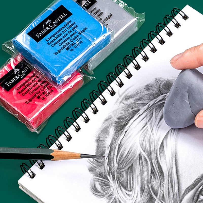 Gomme en caoutchouc souple déformable pour peinture créative, crayon à croquis, fournitures d'art, école de croquis, édicté