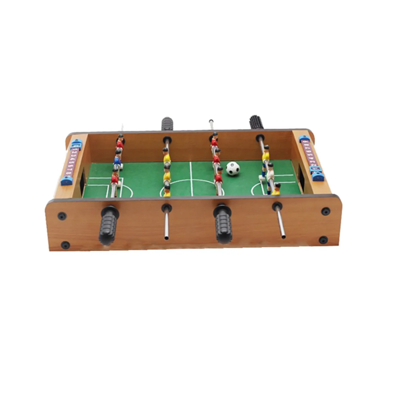 Tavolo da calcio balilla per bambini giocattoli educativi da tavolo in legno Mini Set da calcio balilla Indoor campeggio Essential