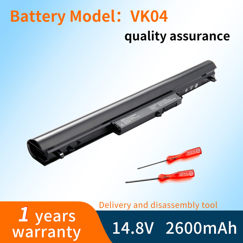 BVBH VK04 Bateria do portátil para HP Pavilion, Sleekbook 14, 14T, 14z, 15, 15T, 15z, HSTNN-DB4D, HSTNN-YB4D, 694864-851, 695192-001