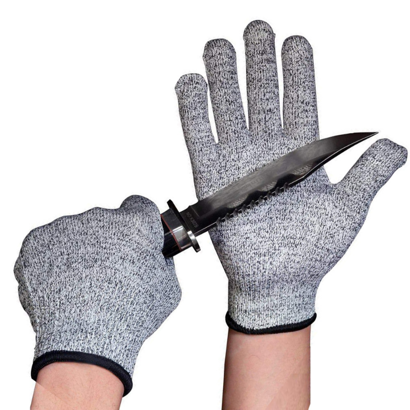 Rękawice antyprzecięciowe klasy 5 HPPE Amazon eksport ręczne materiały ochronne ogrodnicze rękawice ogrodowe ochrona pracy