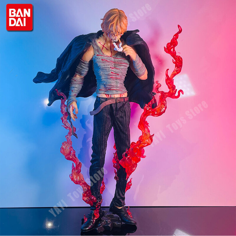 New 28cm One Piece Sanji Anime Figure Model Action FigurePVC GK Roronoa Collection Ornament Collecting Toys for Gift