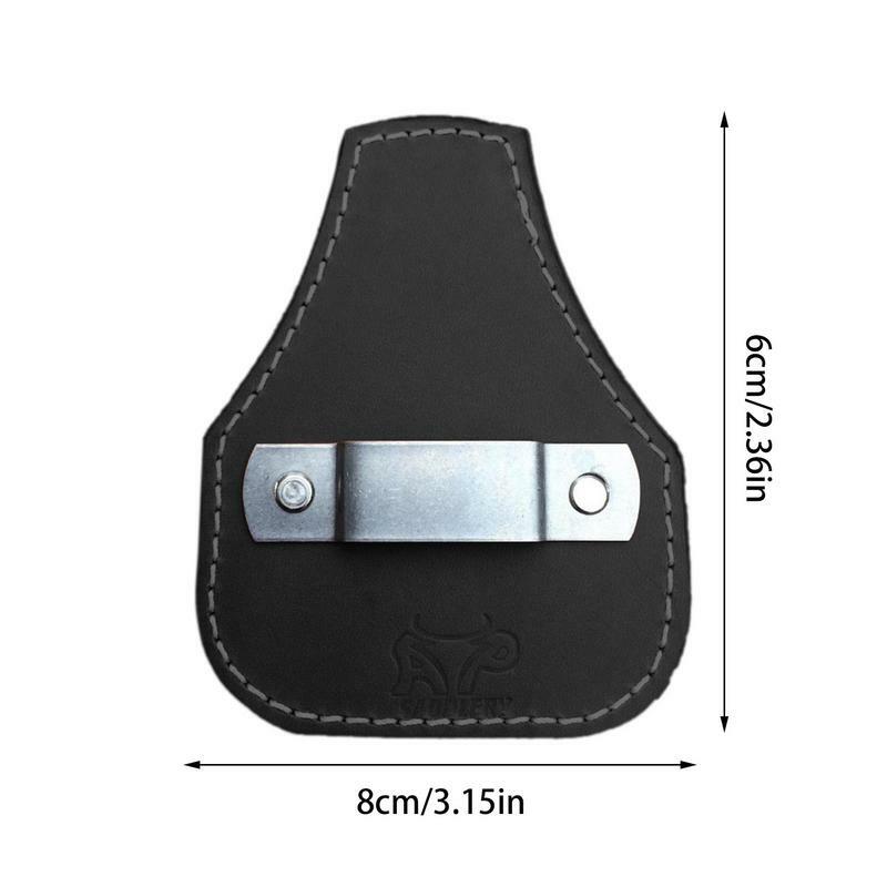 กระเป๋าเครื่องมือสายวัดของช่างไฟฟ้ากระเป๋าคาดเอวหนังผู้ถือเข็มขัดสำหรับช่างประปามาตรฐานสายวัด S