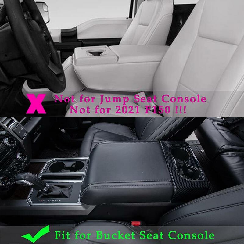 Console Box Cover Scratch Resistant Waterproof Console Box Cover Full Protection for F150 15 20 F250 350 Easy Install
