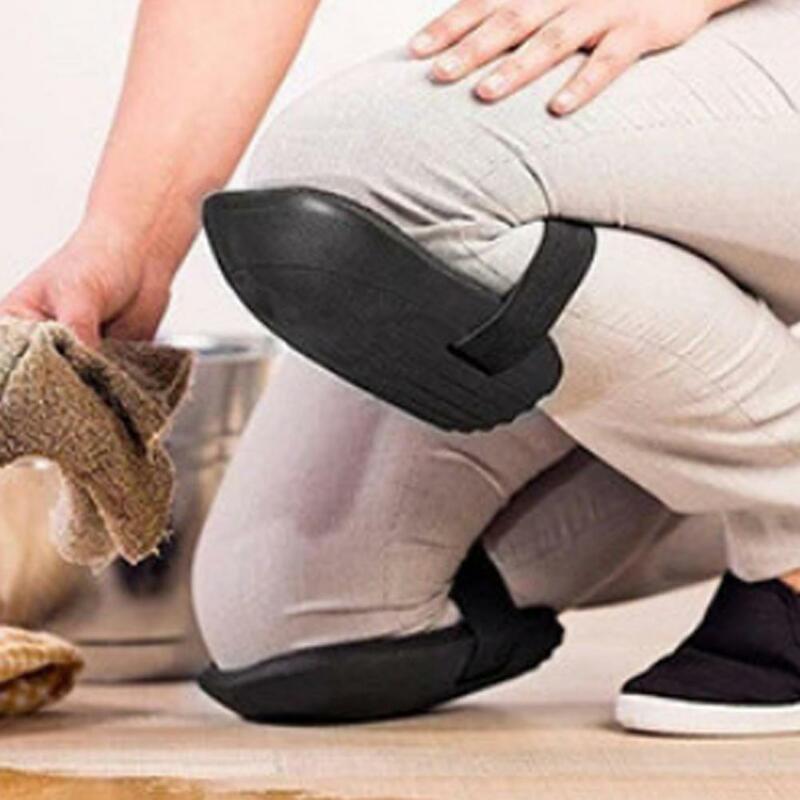 1 pasang bantalan pelindung lutut antiselip, perlengkapan pelindung lutut pekerja lantai bata semen taman kerja