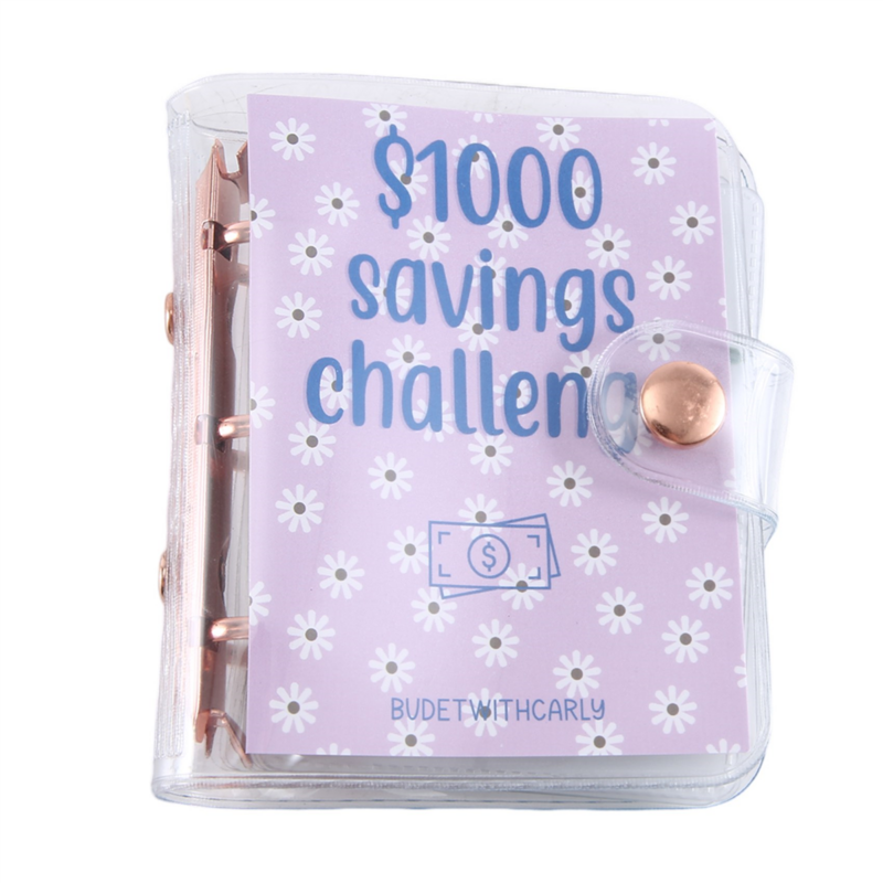 Saving Challenge Binder Budget Planner Saving Challenge New Budget Book Binder 1000 risparmio sfida