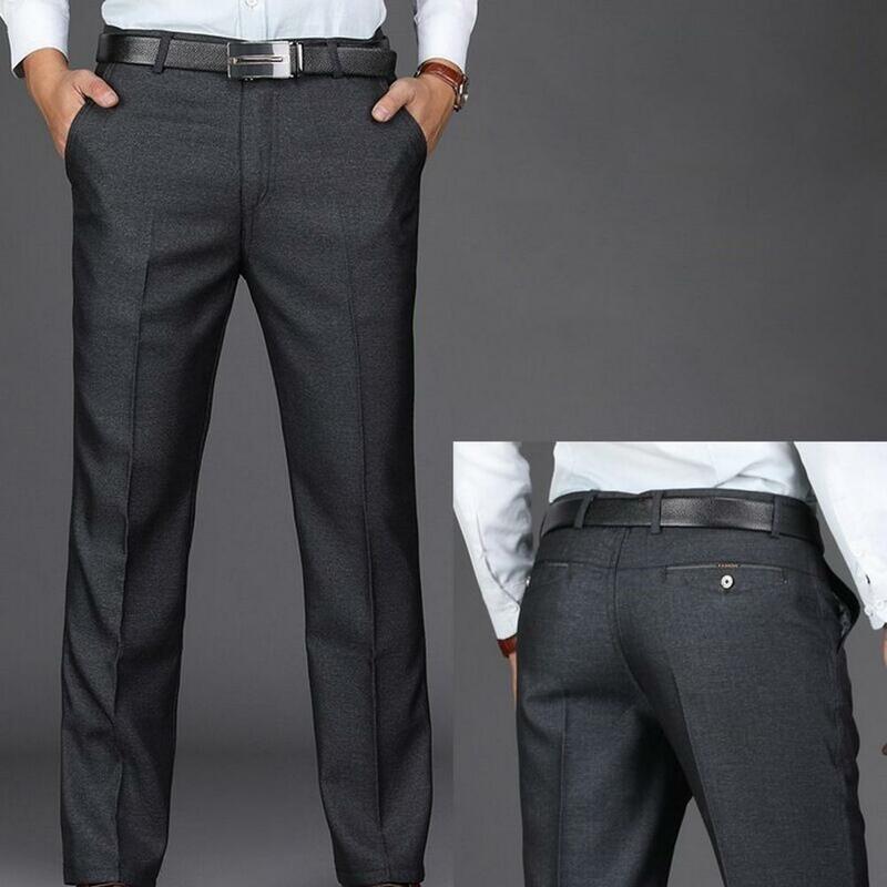 กางเกง celana setelan ขายาวสำหรับผู้ชายกางเกงทางการขายาวสำหรับธุรกิจงานแต่งงาน celana setelan ฤดูร้อน