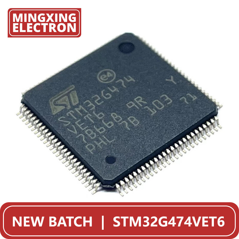 Microprocesador MCU TR de 32 bits, Chip auténtico de LQFP-100 Original, STM32G474VET6, se puede grabar directamente, nuevo