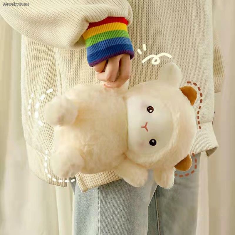 25CM Super słodki owcze pluszowe lalki Kawaii królik alpaka zabawki wypchane miękkie poduszka ze zwierzątkiem zabawki urodzinowe na przyjęcie weselne