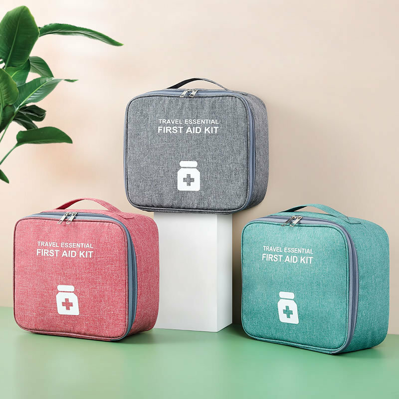 Startseite First Aid Kit Große Kapazität Medizin Lagerung Tasche Tragbare Reise Medizin Box Überleben Tasche Notfall Tasche Für Auto Camping