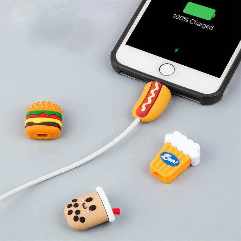 Charger Cable Sleeve Mobile Phone Data Cable Anti Break Cover for IPhone Charging Cable Protector for Charger Cover Organizer