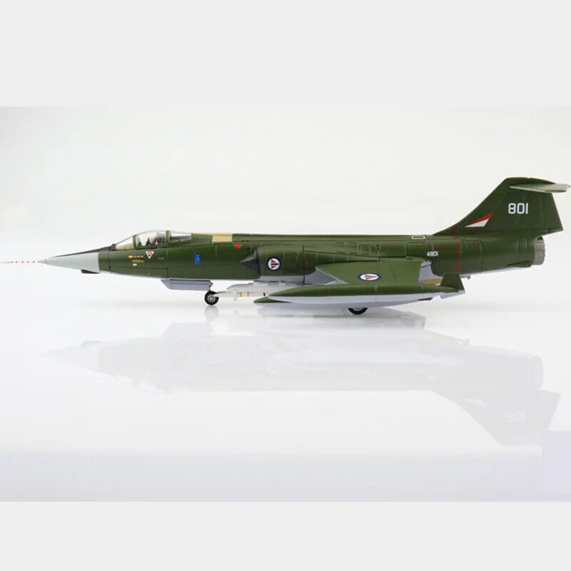 Diecast 1:72 Scale Norwegian Air Force CF-104 Warplane Alloy & Plastic Simulation Model  Gift Collection Decorative Toy Diecast