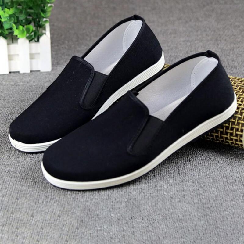 Men's Traditional Chinese Kung Fu Cotton Cloth Shoes Tai-chi Martial Art Training Sneakers Breathable Wearable Sport Footwear
