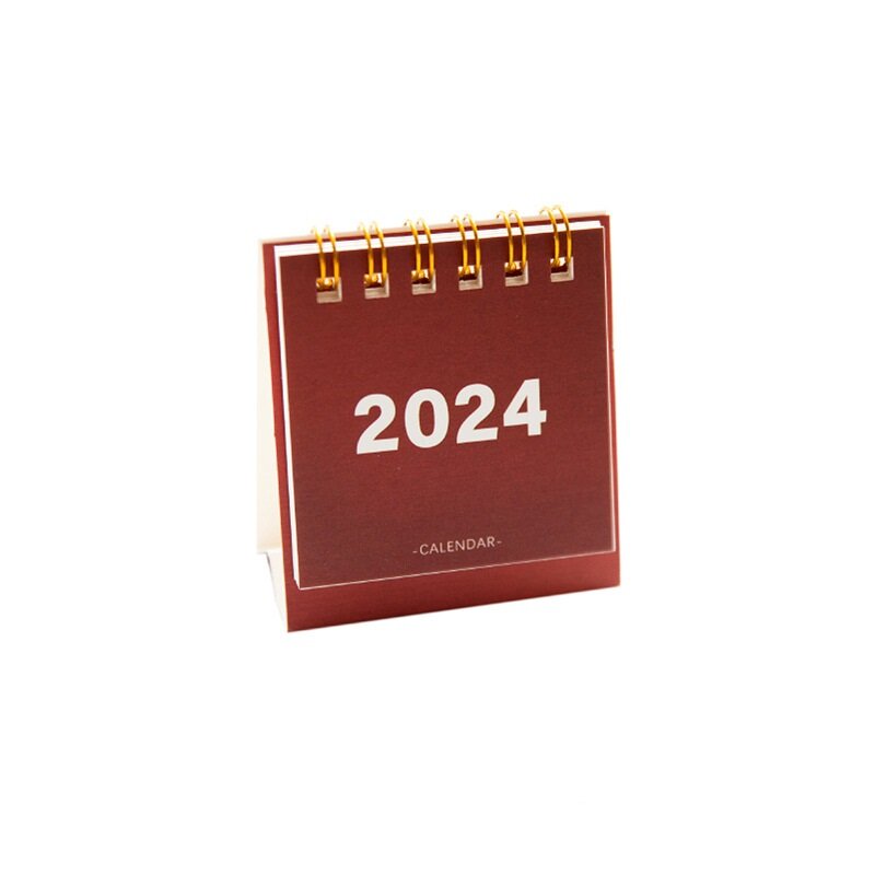 2024 Mini calendario INS minimalista creativo portatile piccolo calendario annuale Planner decorazione del Desktop forniture scolastiche per la casa dell'ufficio