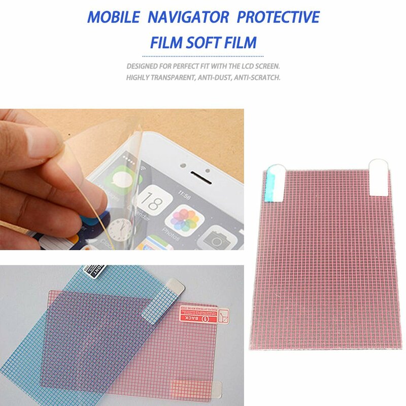 Película protectora Universal de 6/7/8/9 pulgadas para pantalla de teléfono inteligente, tableta, GPS, antipolvo, antiarañazos