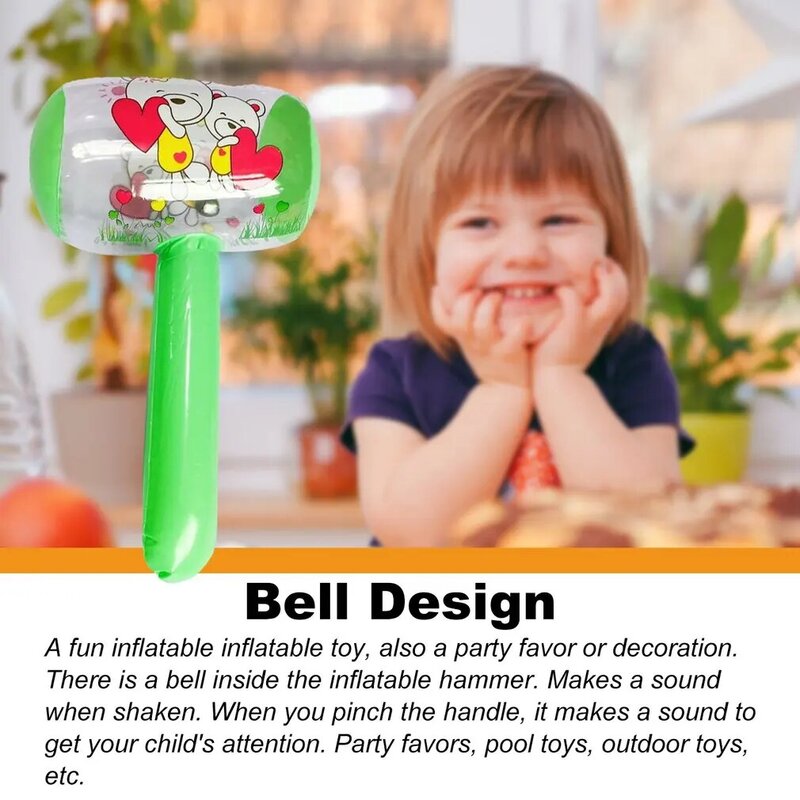 Martello gonfiabile con campana martello pneumatico giocattoli per bambini giocattoli per bambini forniture per feste giocattoli gonfiabili giocattoli per piscina giocattoli per bambini bastone