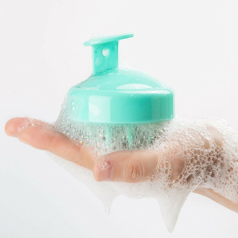 Silikonowy szampon szczotka grzebień masujący skórę głowy mycie włosów grzebień ciała szczotka do masażu do kąpieli szczotka pod prysznic przybory fryzjerskie do salonu