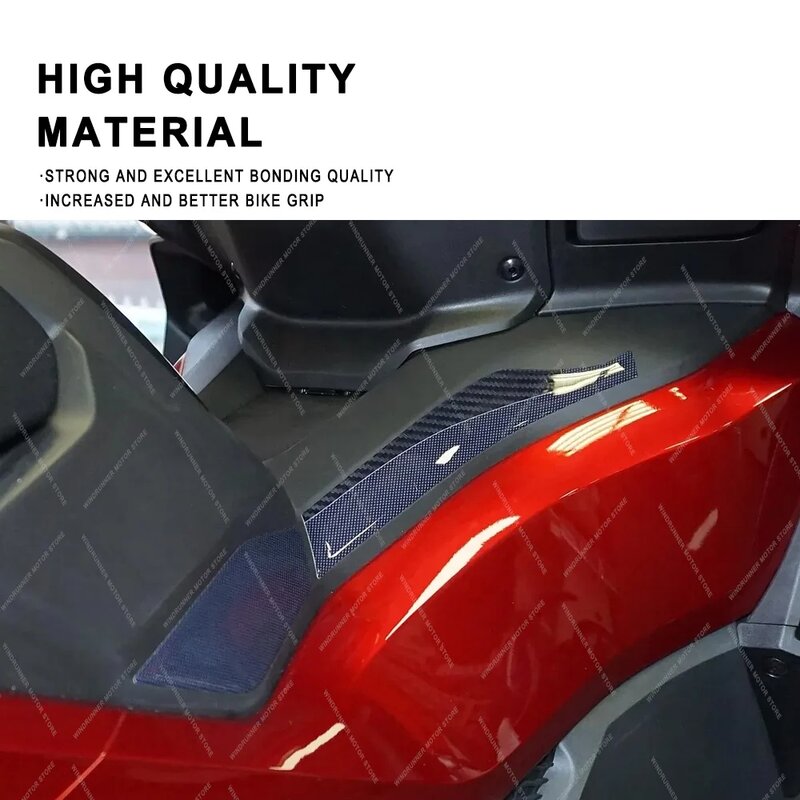 Per Honda Forza 750 2021-2023 adesivi in resina Gel 3D per moto lati adesivo di protezione per pedana
