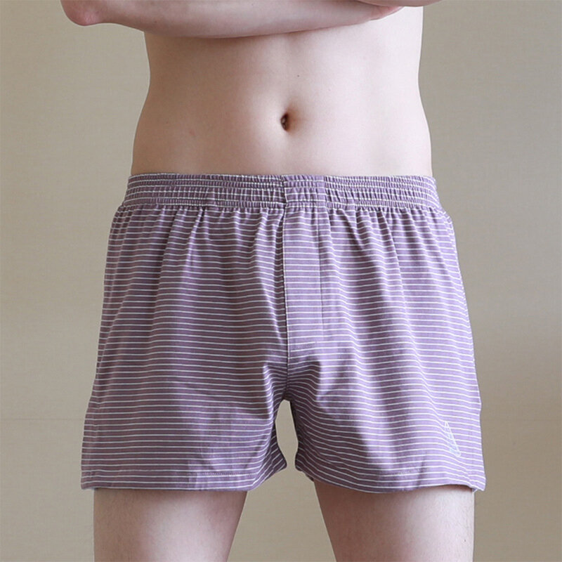 Arrow-pantalones cortos transpirables para hombre, ropa interior Sexy de tiro bajo con bolsa lisa, Bikini a rayas, pantalones cortos de secado rápido para verano, 2022