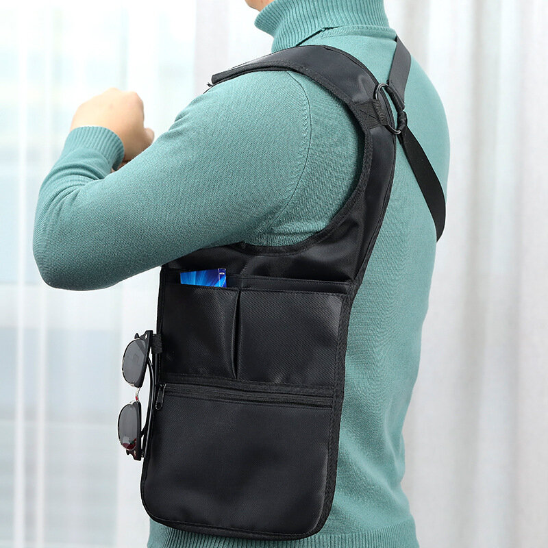 Bolsa de ombro de viagem saco de armazenamento de desporto ao ar livre axila mochila de telefone bolsa de cintura burglarproof